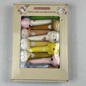Stress Relief Squishy Pens Hugs Series Of Love 12 Zodiac Decompression Pen